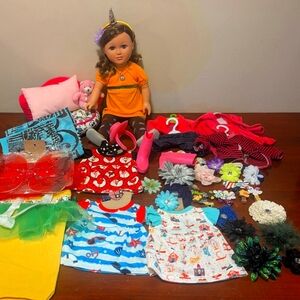 18" My life doll with accessories